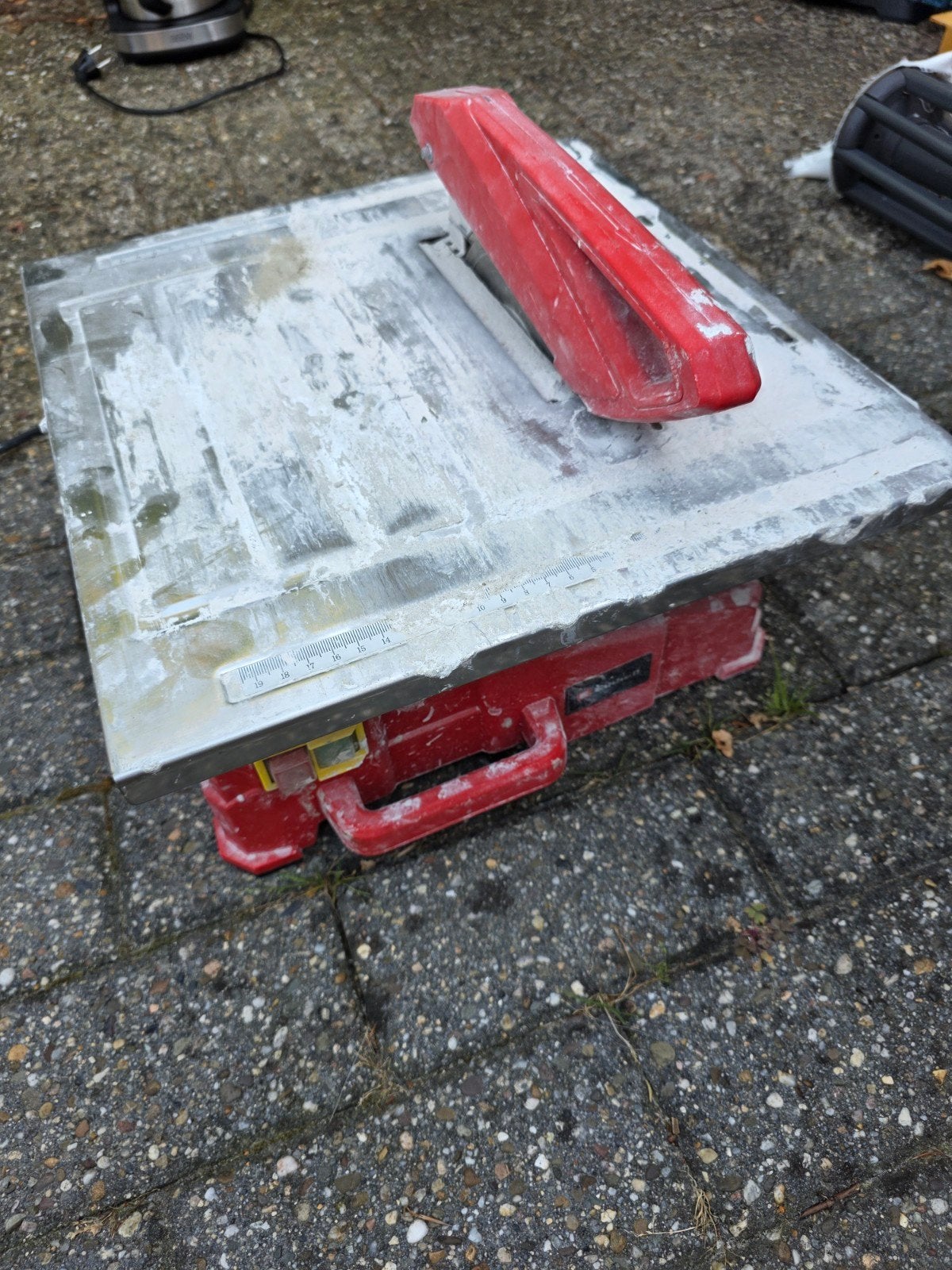 Einhell Tegelzaag - Gebruikt maar functioneel, Gebruikt, Overige typen, Ophalen of Verzenden, 30 tot 70 mm