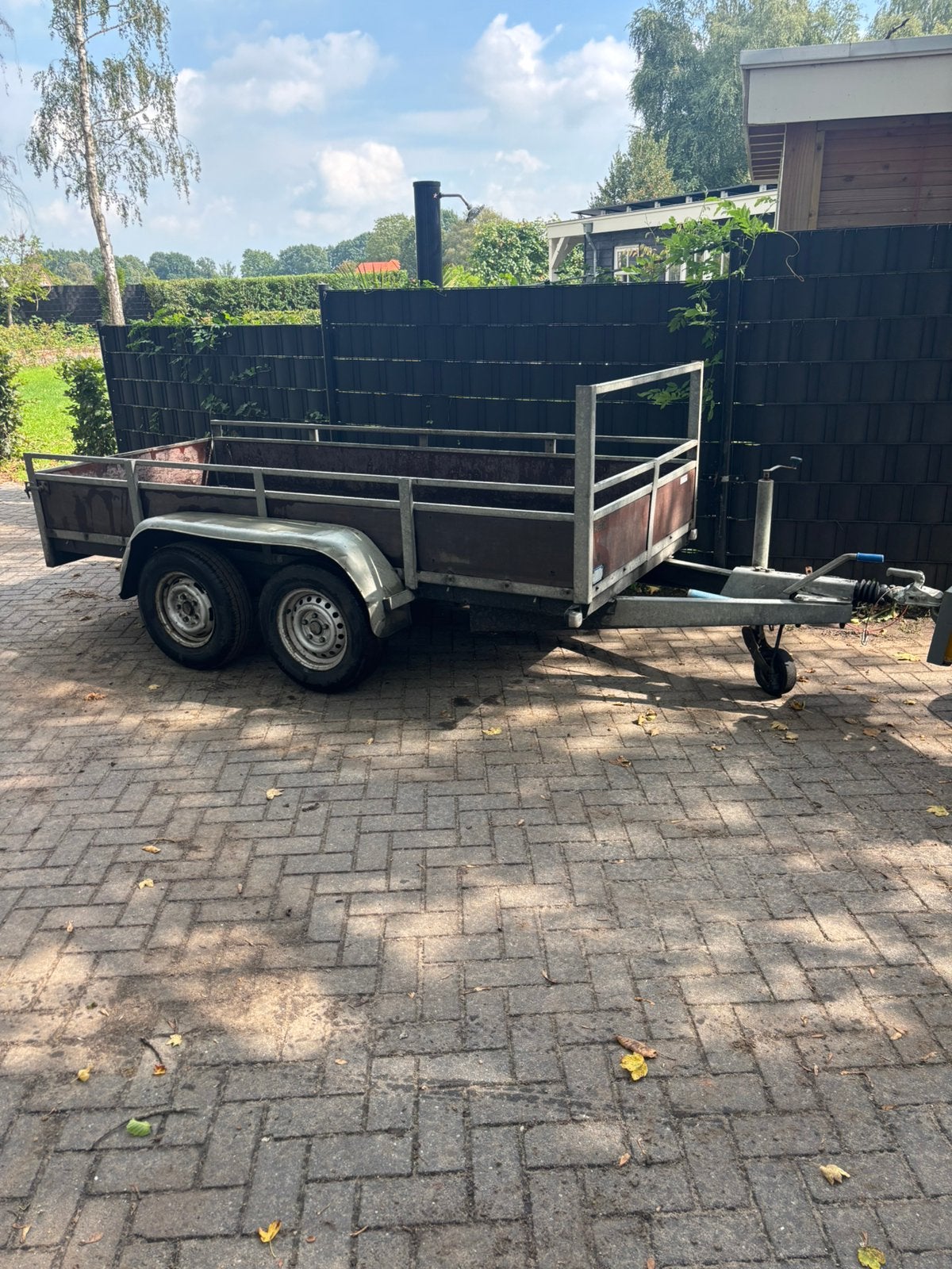 Verdonk aanhangwagen 2 asser aanhanger, Auto diversen, Ophalen, Gebruikt