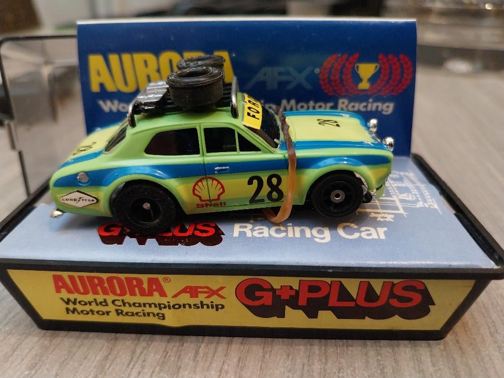 Aurora AFX G+Plus #1737 Ford Escort Rally -Stenciled  NIEUW, Overige merken, Racebaan, Nieuw, Ophalen of Verzenden