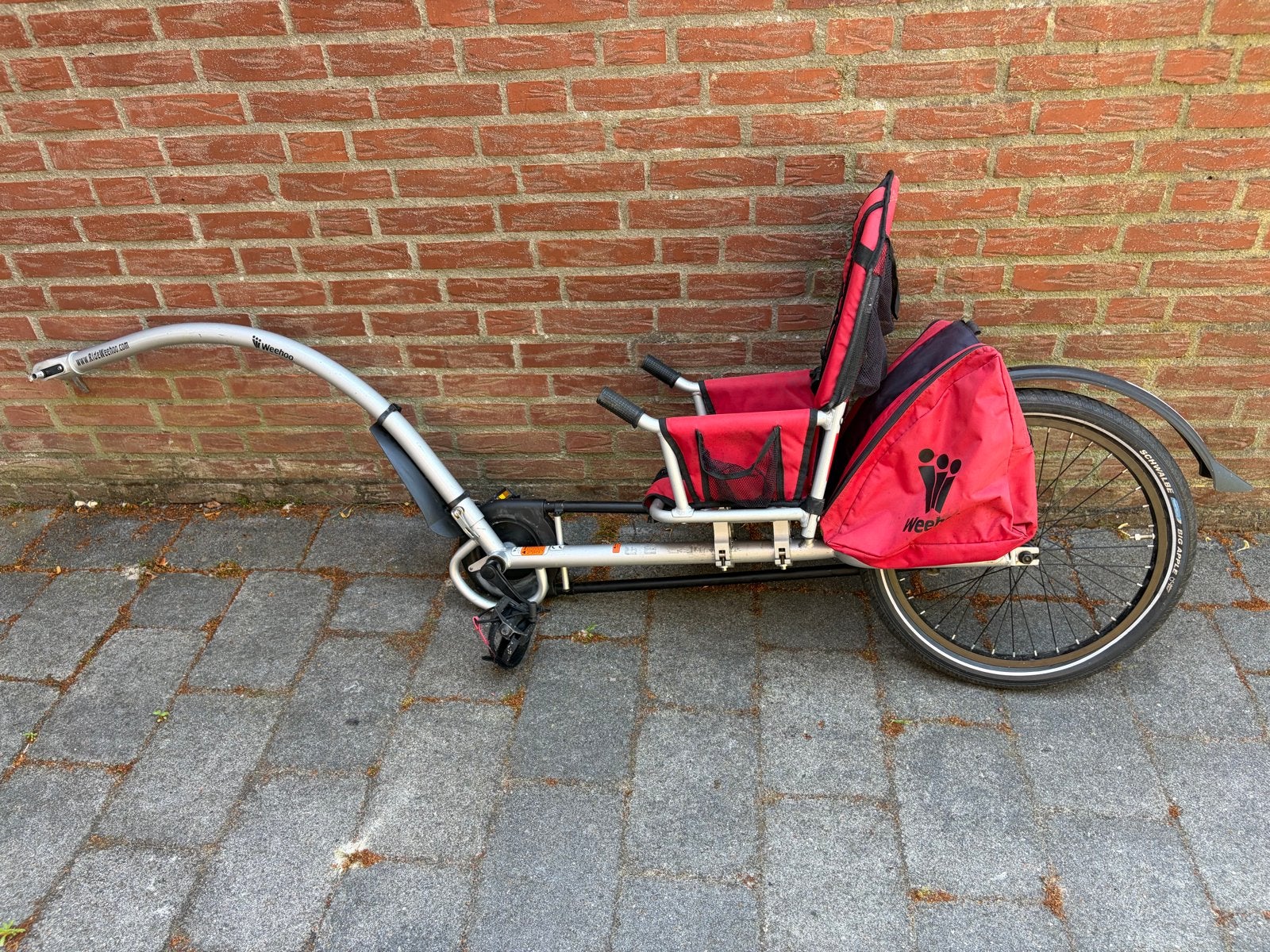 Weehoo iGo Turbo Fietsaanhanger - Kinderkar, Ophalen, Gebruikt, Aanhangfiets, 20 tot 40 kg