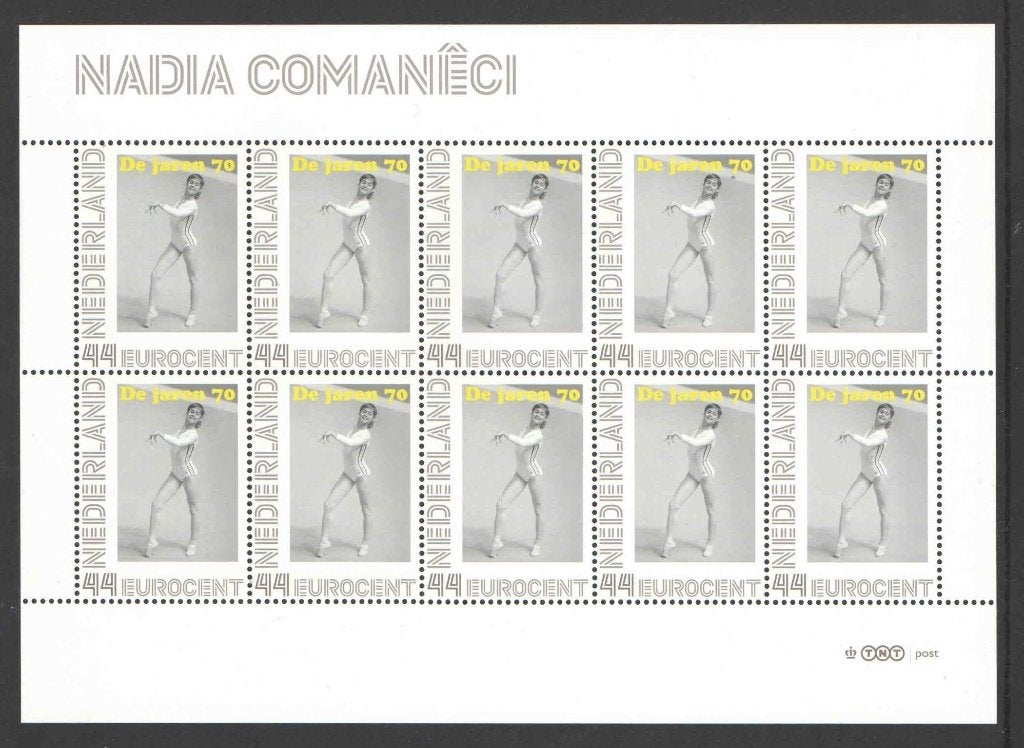 Nostalgie op Postzegels Jaren '70: Nadia Comaneci, Ophalen of Verzenden, Na 1940, Postfris