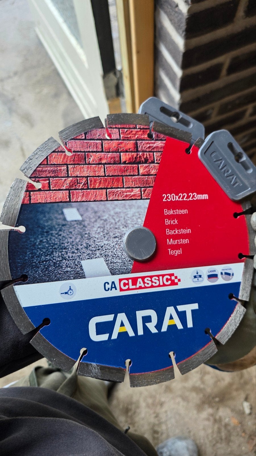 Carat Diamant Slijpschijf 230x22.23mm voor Baksteen/Tegel, Ophalen of Verzenden