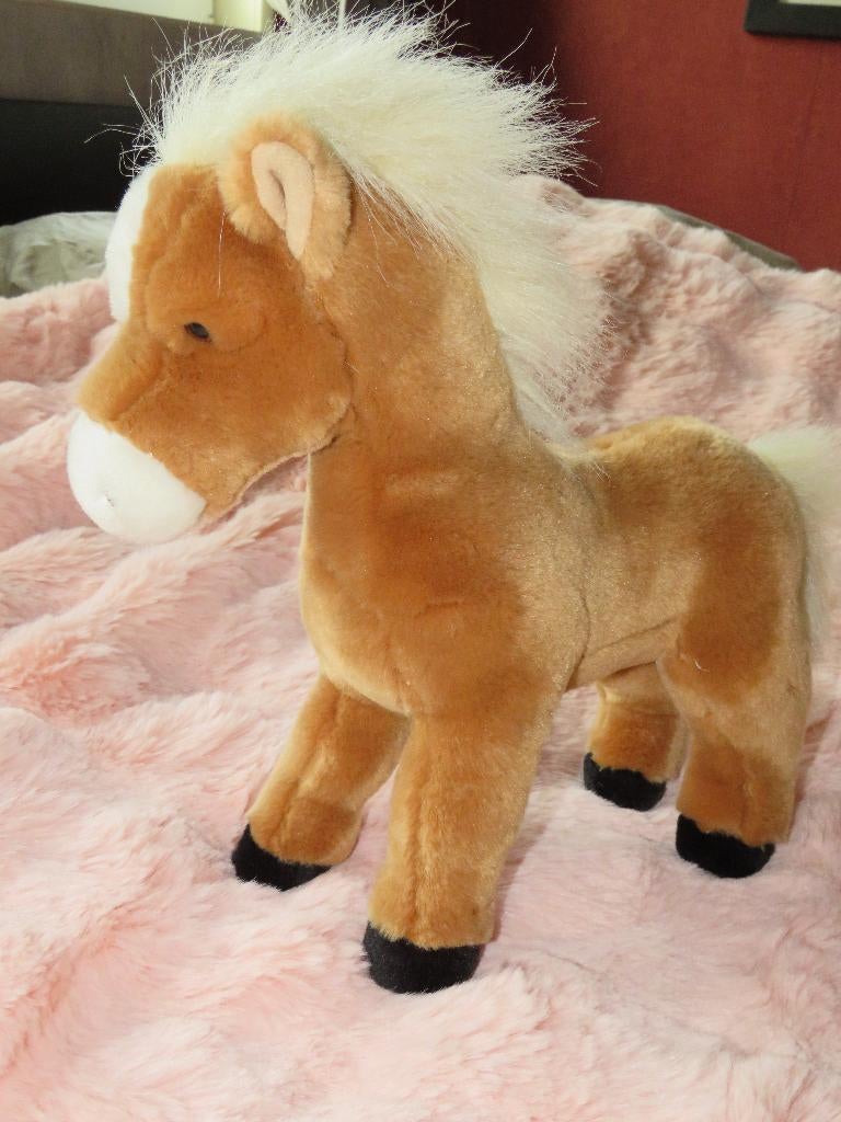 pluche pony, paard, knuffel zoekt nieuw huis, Teddy Hermann, Paard, Overige merken, Overige karakters, Ophalen of Verzenden