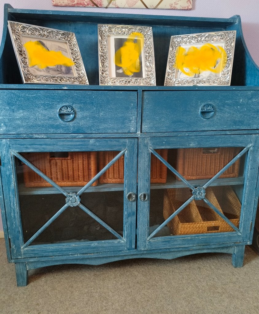 Kast en commode Laura Ashley stijl, Ophalen, Gebruikt