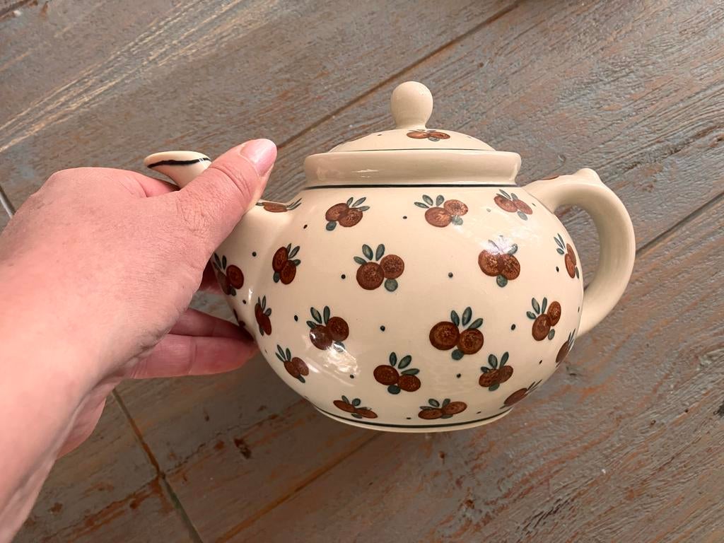 Bunzlau Castle Theepot- klein scheurtje, Antiek en Kunst, Ophalen of Verzenden