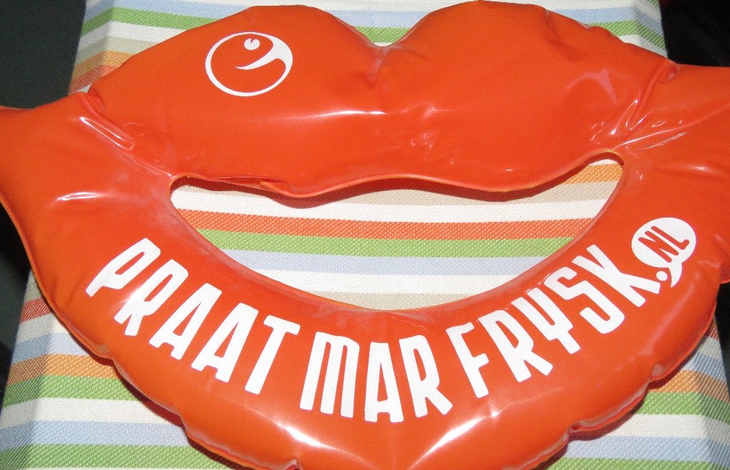 Ballon: praat mar Frysk, Ophalen of Verzenden, Zo goed als nieuw, Versiering, Verjaardag
