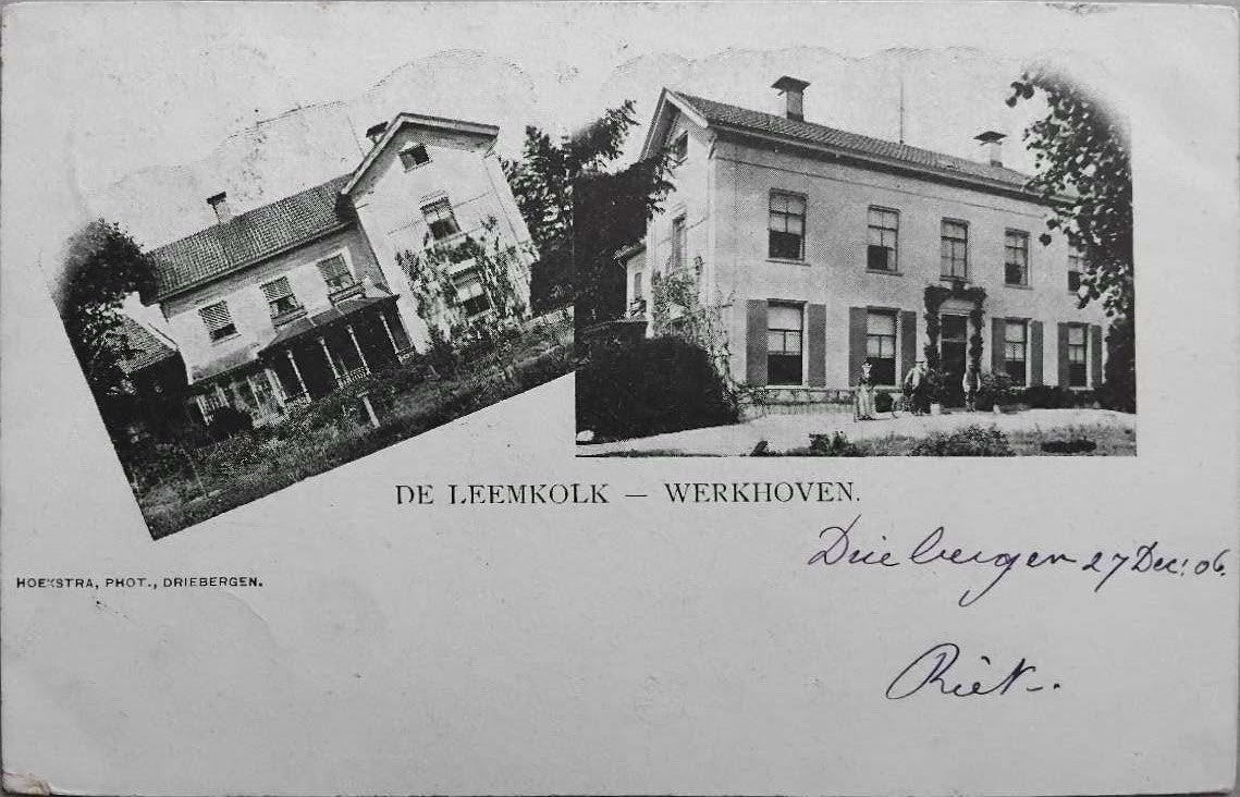 De Leemkolk Werkhoven (Utrecht) - 1906, Ophalen of Verzenden, Voor 1920, Gelopen, Utrecht