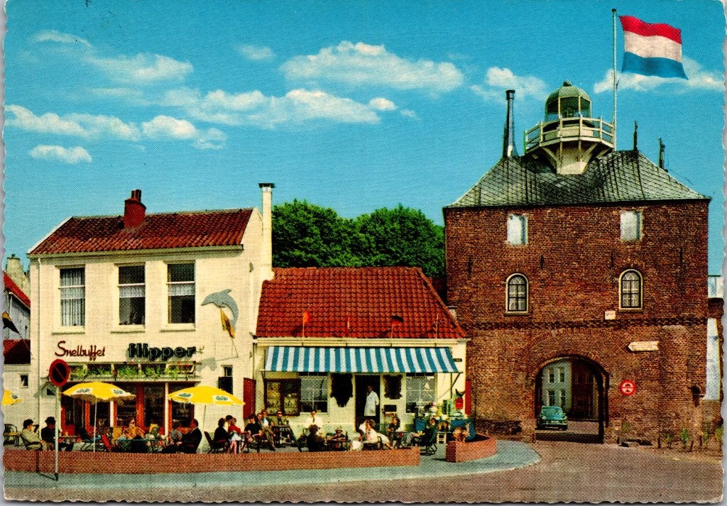 Harderwijk - 8 oude ansichtkaarten Vischpoort, Verzenden, 1960 tot 1980, Gelopen, Gelderland