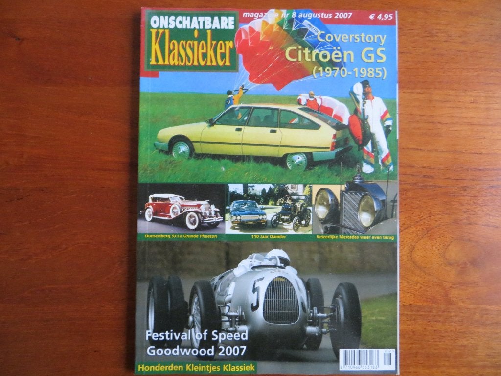 Onschatbare klassieker 8 2007 Citroën GS (1970-'85), Ophalen of Verzenden, Nieuw, Citroën