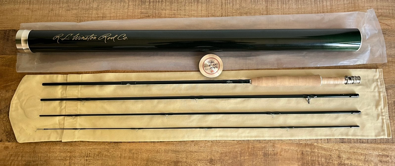 Winston Pure 9ft #4 (sage orvis hatch lamson c&f), Watersport en Boten, Hengelsport | Vliegvissen, Ophalen of Verzenden, Zo goed als nieuw