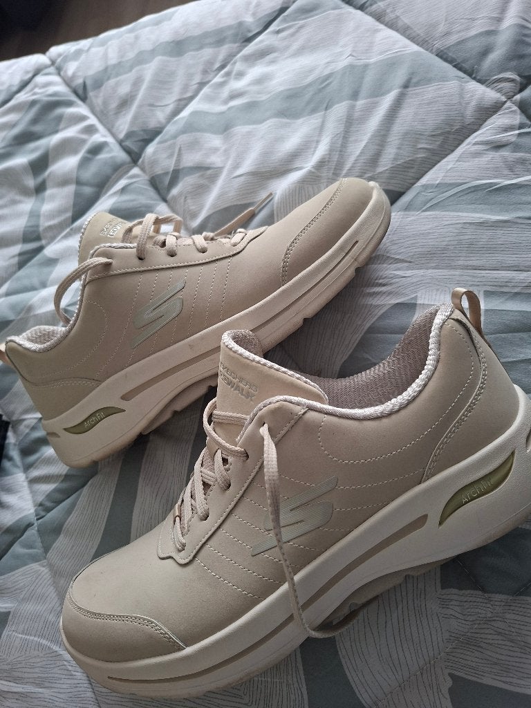 Skechers go walk, Ophalen, Skechers, Beige, Sneakers of Gympen