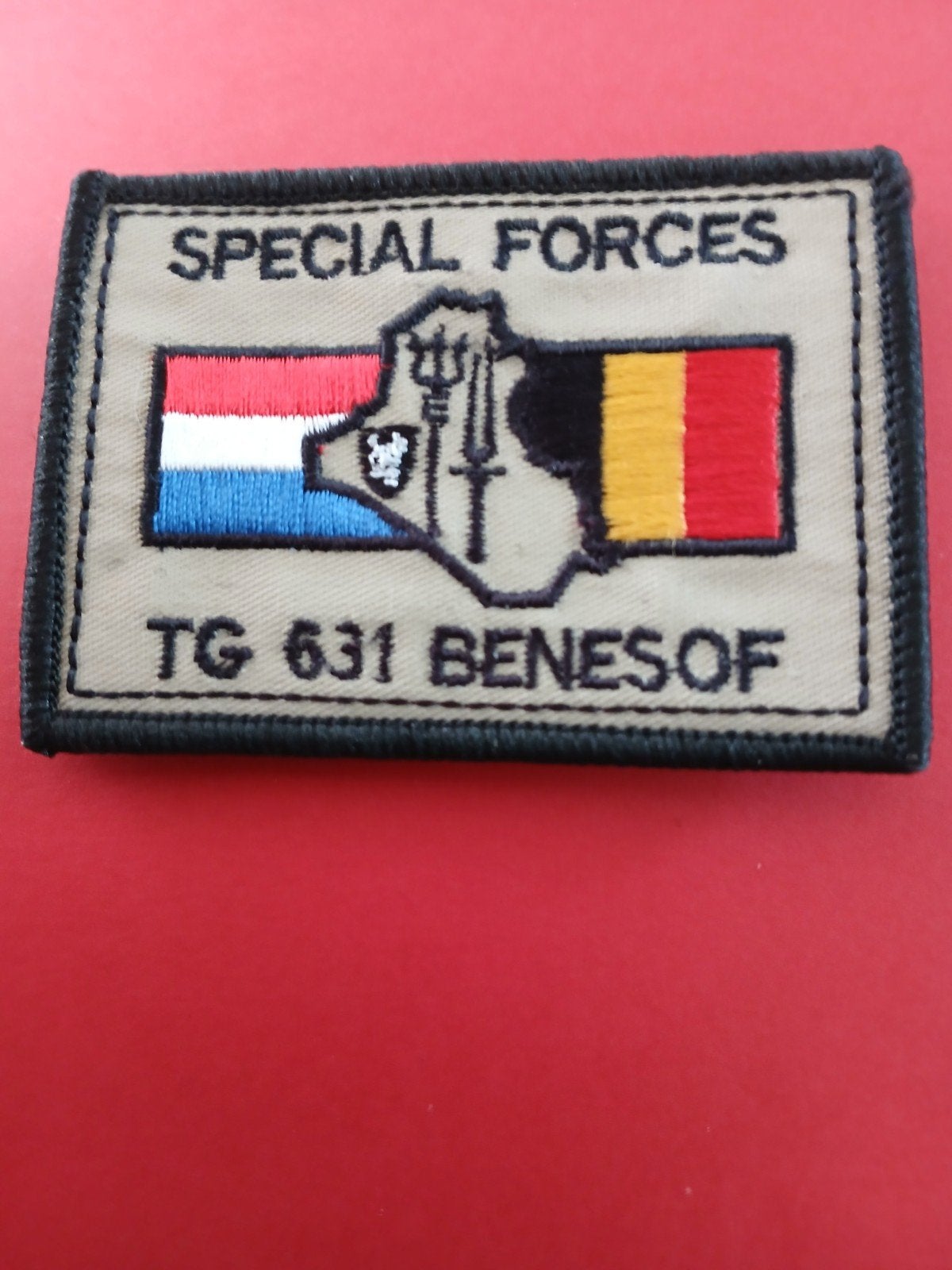 Special Forces TG 631 BENESOF Embleem, Ophalen of Verzenden, Overige soorten, Nederland, Embleem of Badge