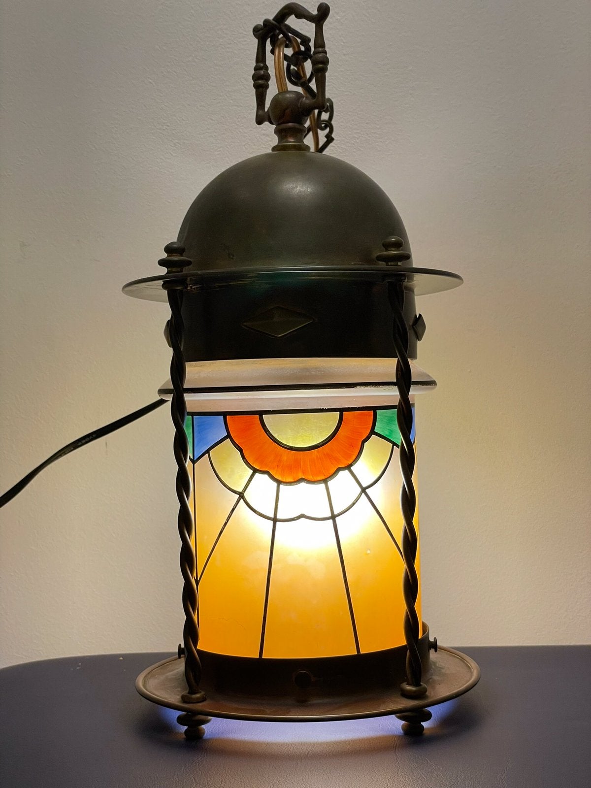 Lamp / hanglamp / hallamp / ganglamp, Antiek en Kunst, Ophalen of Verzenden