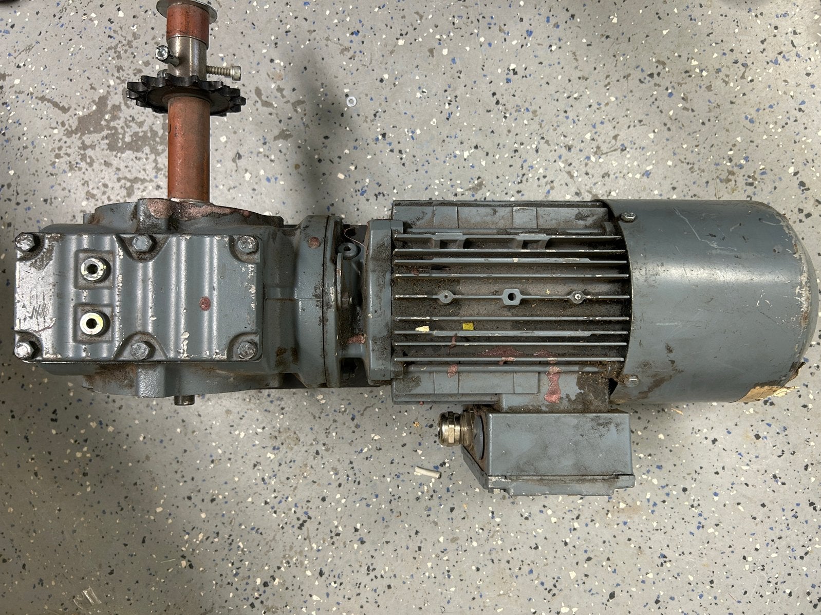 0,55 kW 3-fase motor met vertraging - SEW, Ophalen