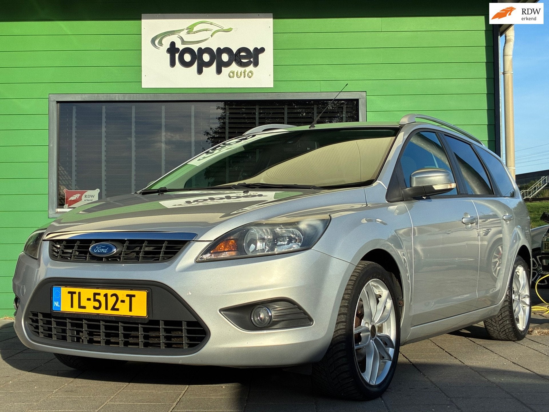 Ford Focus Wagon 1.8 Limited Flexi Fuel|Airco|Elektr.ramen|L, Auto's, Electronic Stability Program (ESP), 125 pk, Gebruikt, 4 cilinders