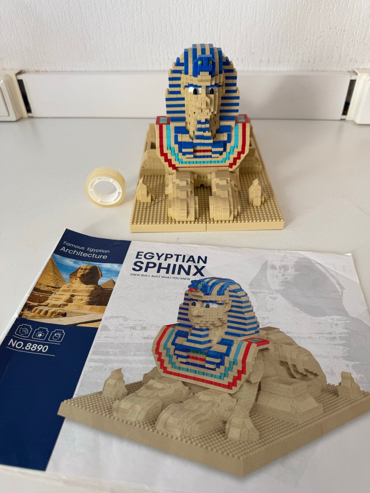 Micro Bouwstenen Egyptische Sfinx, Ophalen of Verzenden, Zo goed als nieuw, Overige merken