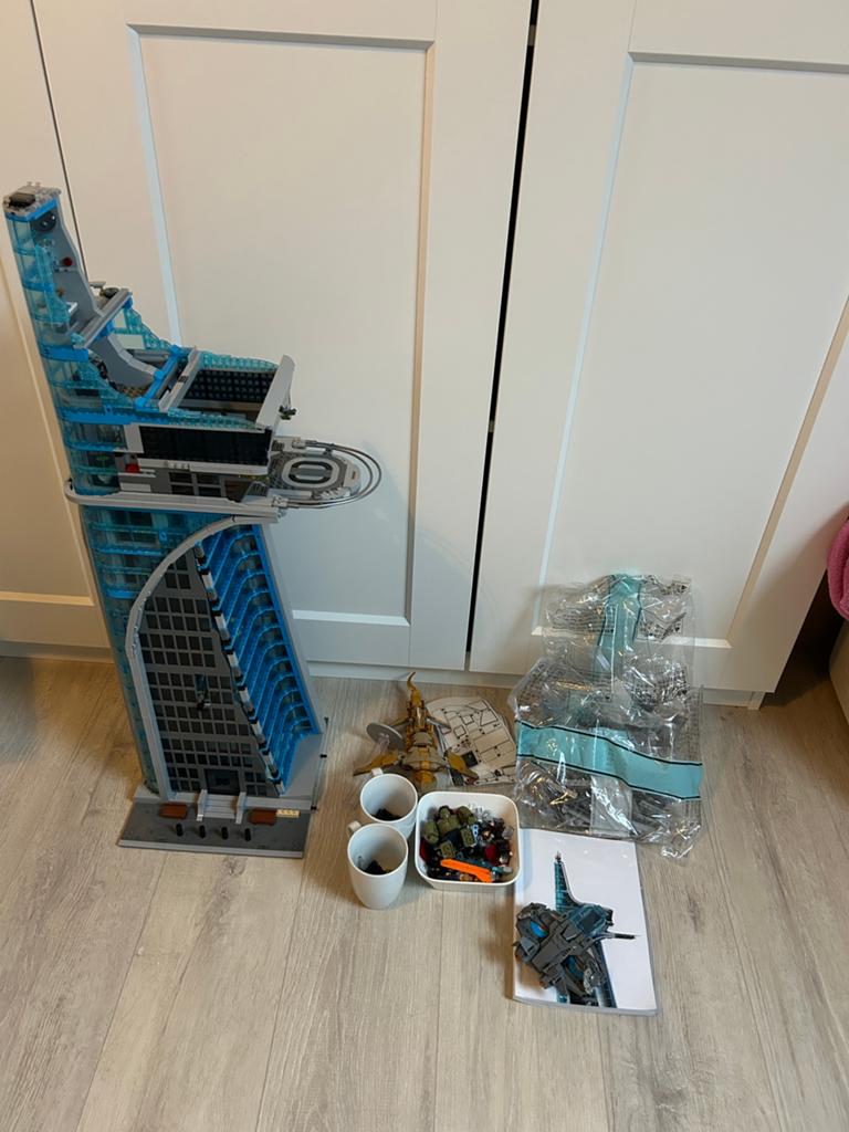 Lepin wolkenkrabber, Ophalen of Verzenden, Zo goed als nieuw