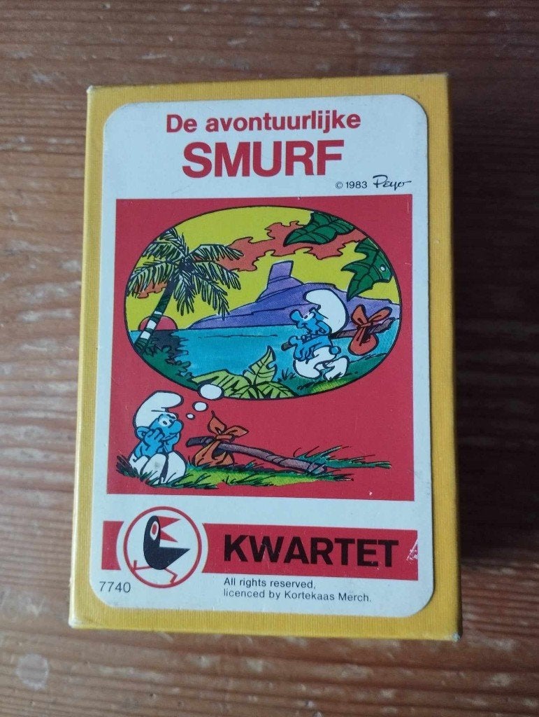 De avontuurlijke smurf ( raaf kwartet 7740), Verzamelen, Ophalen, Gebruikt, Verschillende Smurfen, Gebruiksvoorwerp