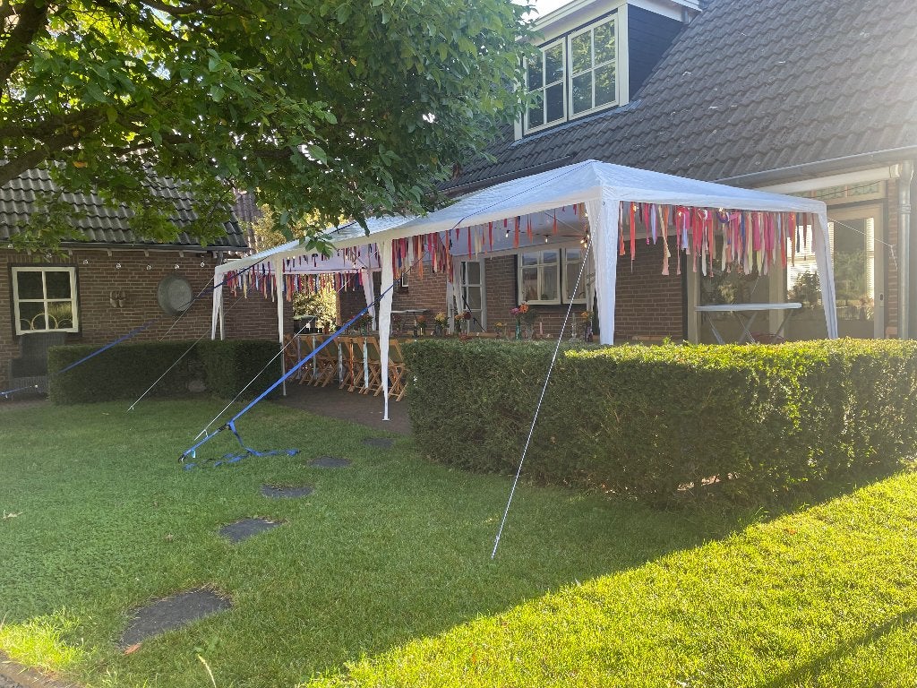 Partytent 9 x 3 m., Tuin en Terras, Ophalen, Opvouwbaar, Partytent, Minder dan 4 meter