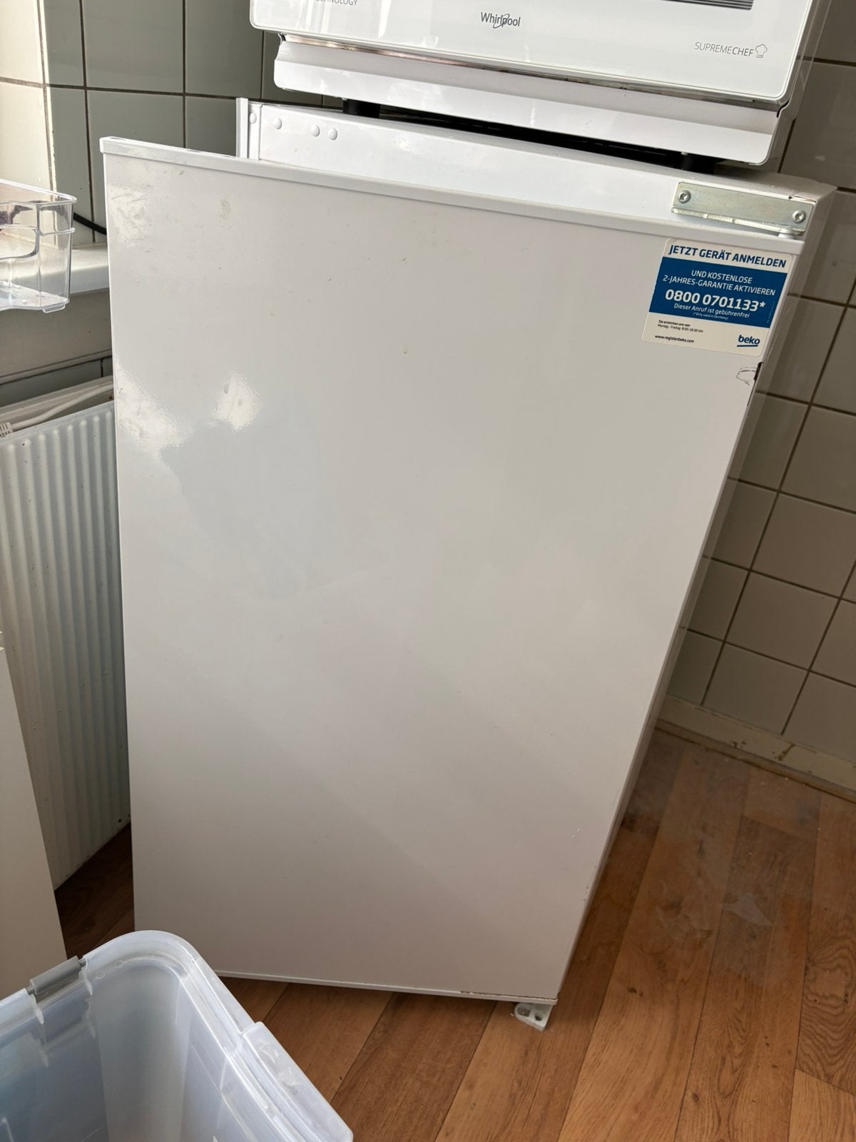 Koelkast 117 Liter, Witgoed en Apparatuur, Koelkasten en IJskasten, 100 tot 150 liter, Ophalen, Zo goed als nieuw, 85 tot 120 cm