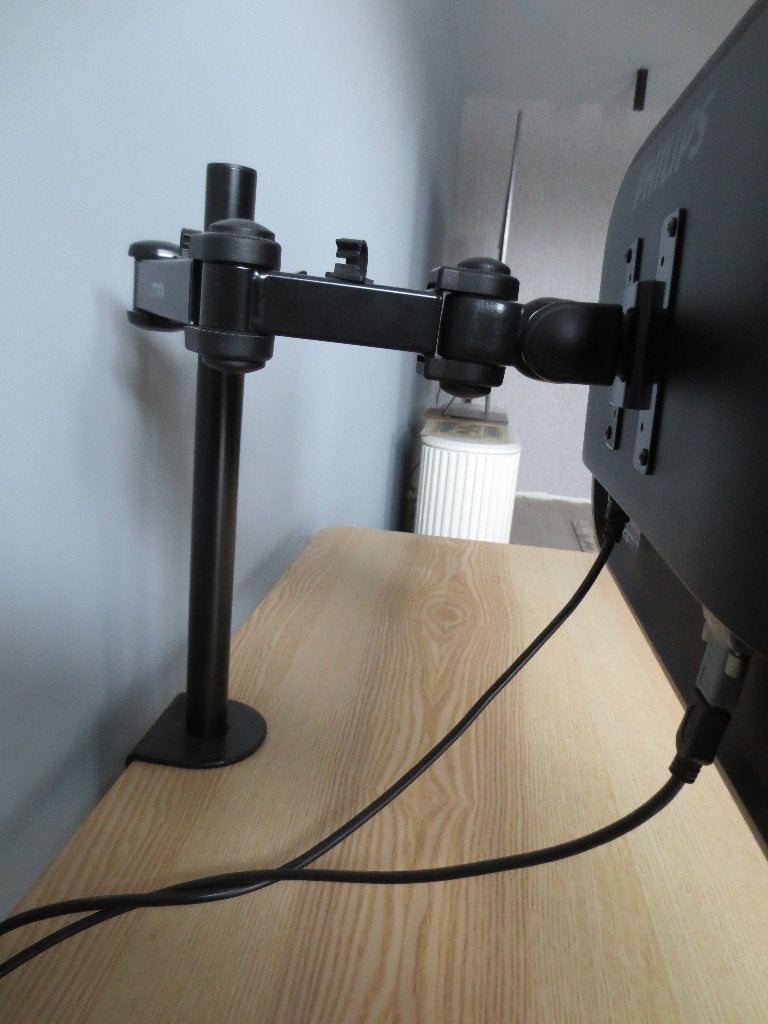 Newstar monitorarm voor één beeldscherm incl. beeldscherm, Ophalen, Ingebouwde speakers, Philips, Full HD