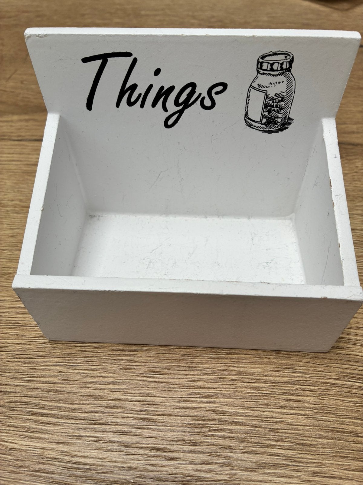Klein bakje wit voor Things, Ophalen, Zo goed als nieuw