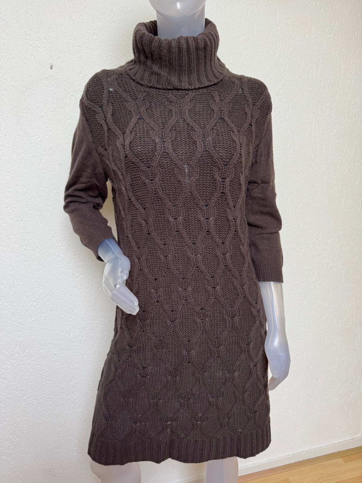 Max Mara chocolade bruin wol  / cashmere mix jurk - M, Maat 38/40 (M), Bruin, Verzenden, Zo goed als nieuw