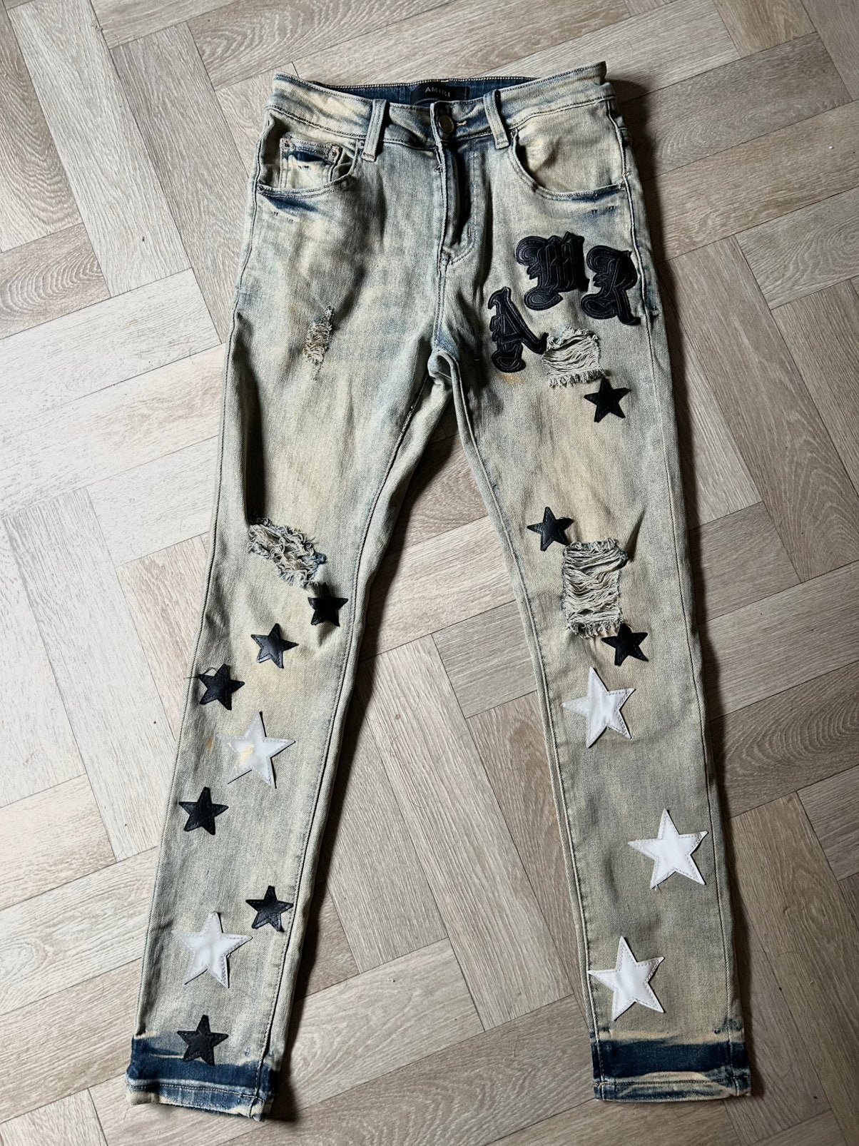 Amiri jeans spijkerbroek maat 29, Kleding | Heren, Ophalen of Verzenden, Nieuw, Blauw, W32 (confectie 46) of kleiner