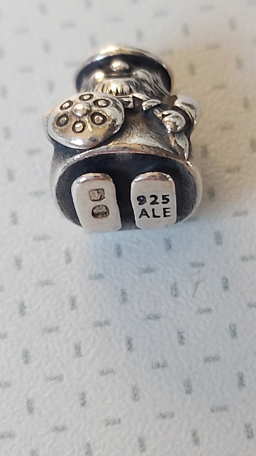 ZELDZAME originele Pandora bedel strijder Viking / Noorman, Ophalen of Verzenden, Zo goed als nieuw, Zilver, Pandora