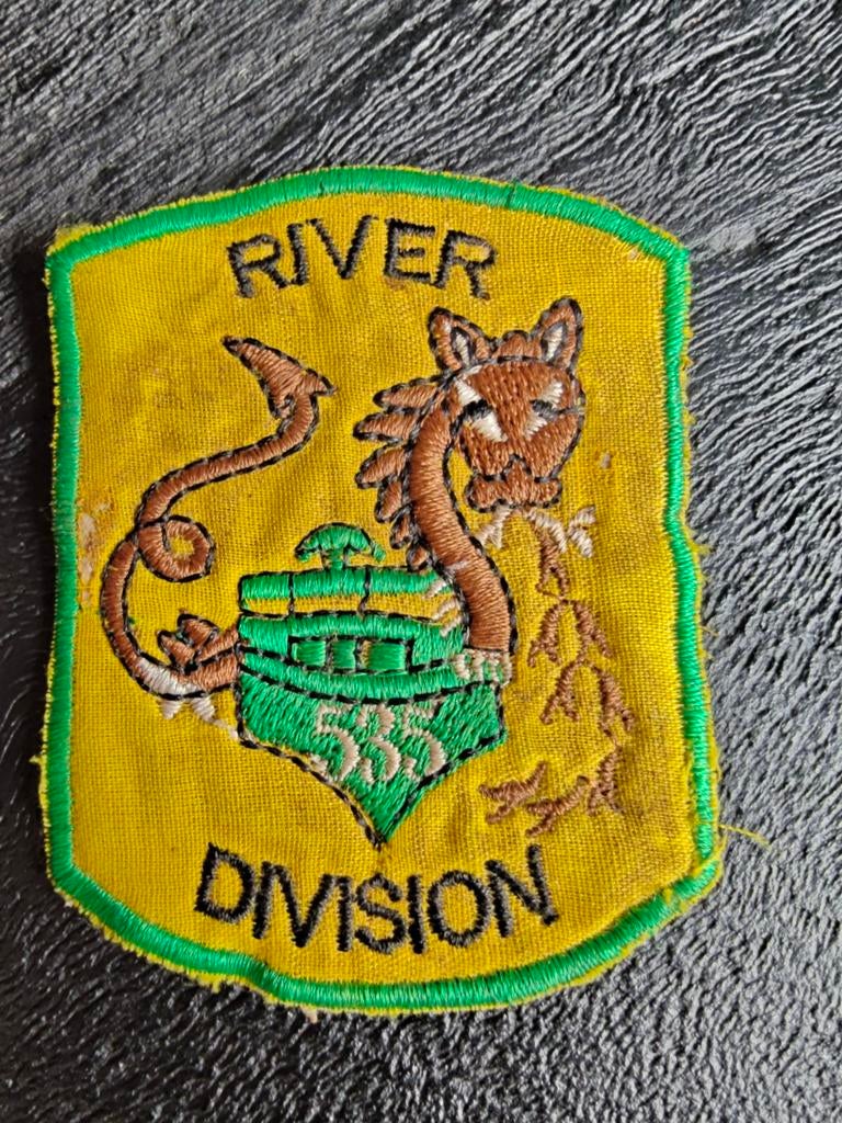 Patch - SEA DRAGONS - River Division 535 - Brown Water Navy,, Ophalen of Verzenden, Marine, Amerika, Embleem of Badge