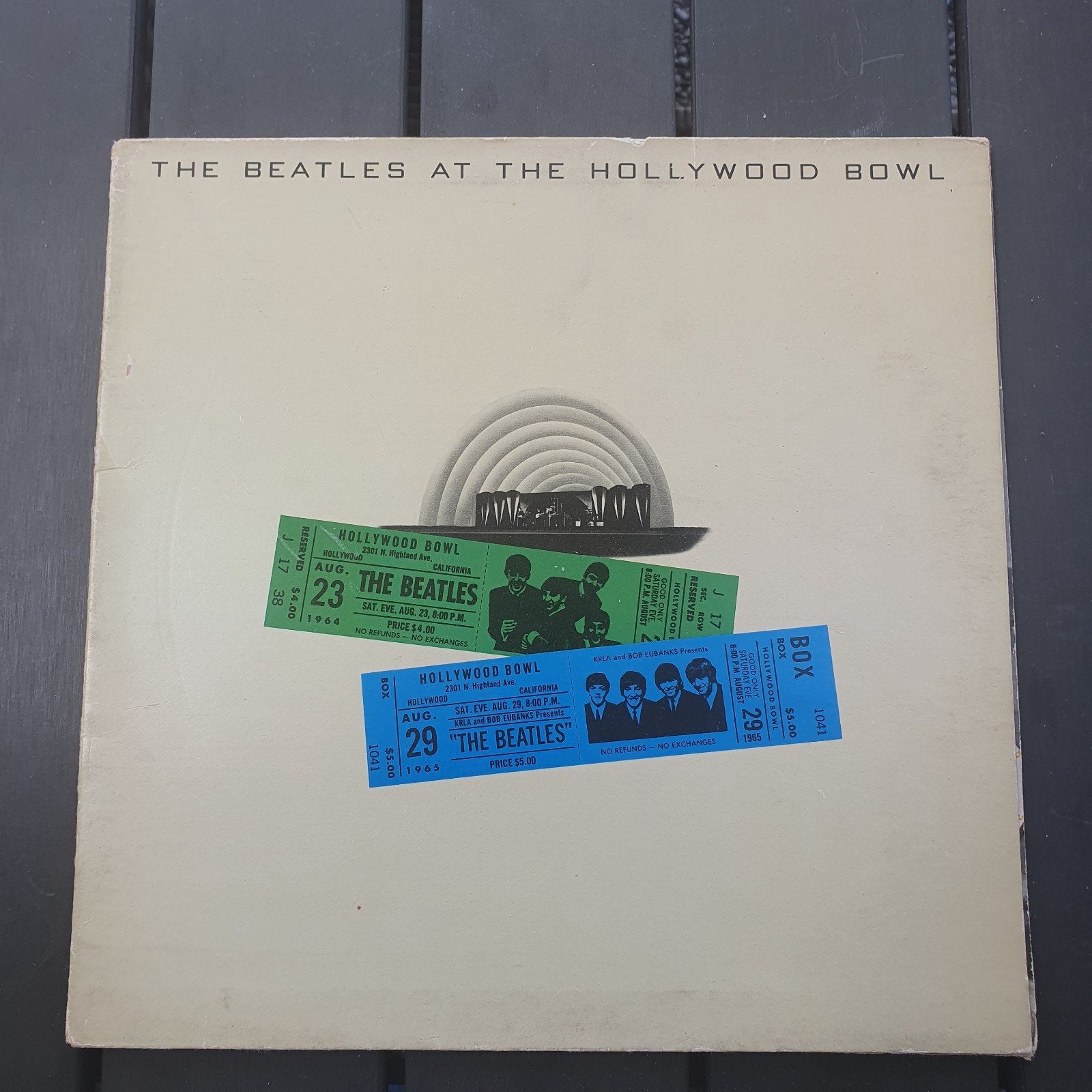 The Beatles - At The Hollywood Bowl LP (veel krassen), Cd's en Dvd's, Vinyl | Pop, Ophalen