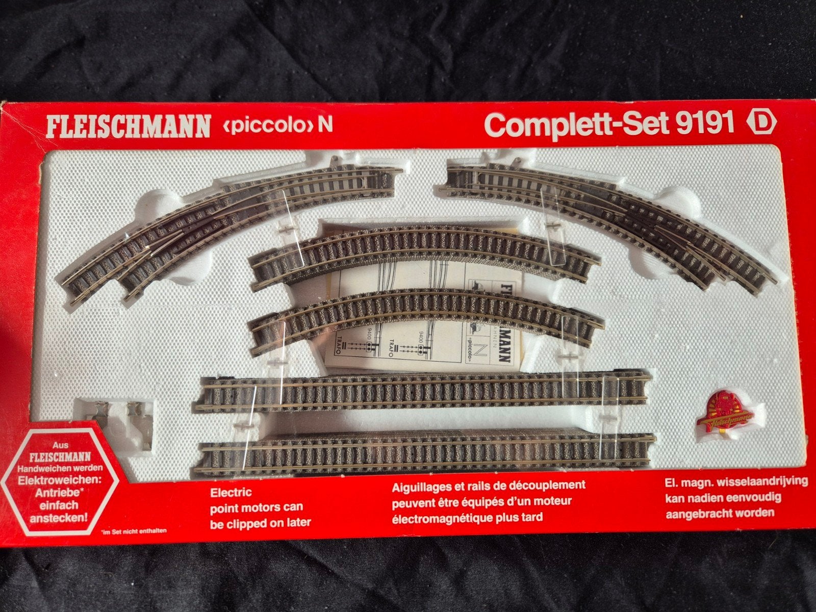 Fleischmann Piccolo N Complett-Set 9191 Rails - Nieuwstaat, Ophalen of Verzenden, Nieuw, Rails, Fleischmann