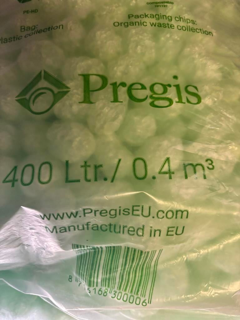 Flo-Pak BIO opvulmateriaal 400 liter, Ophalen