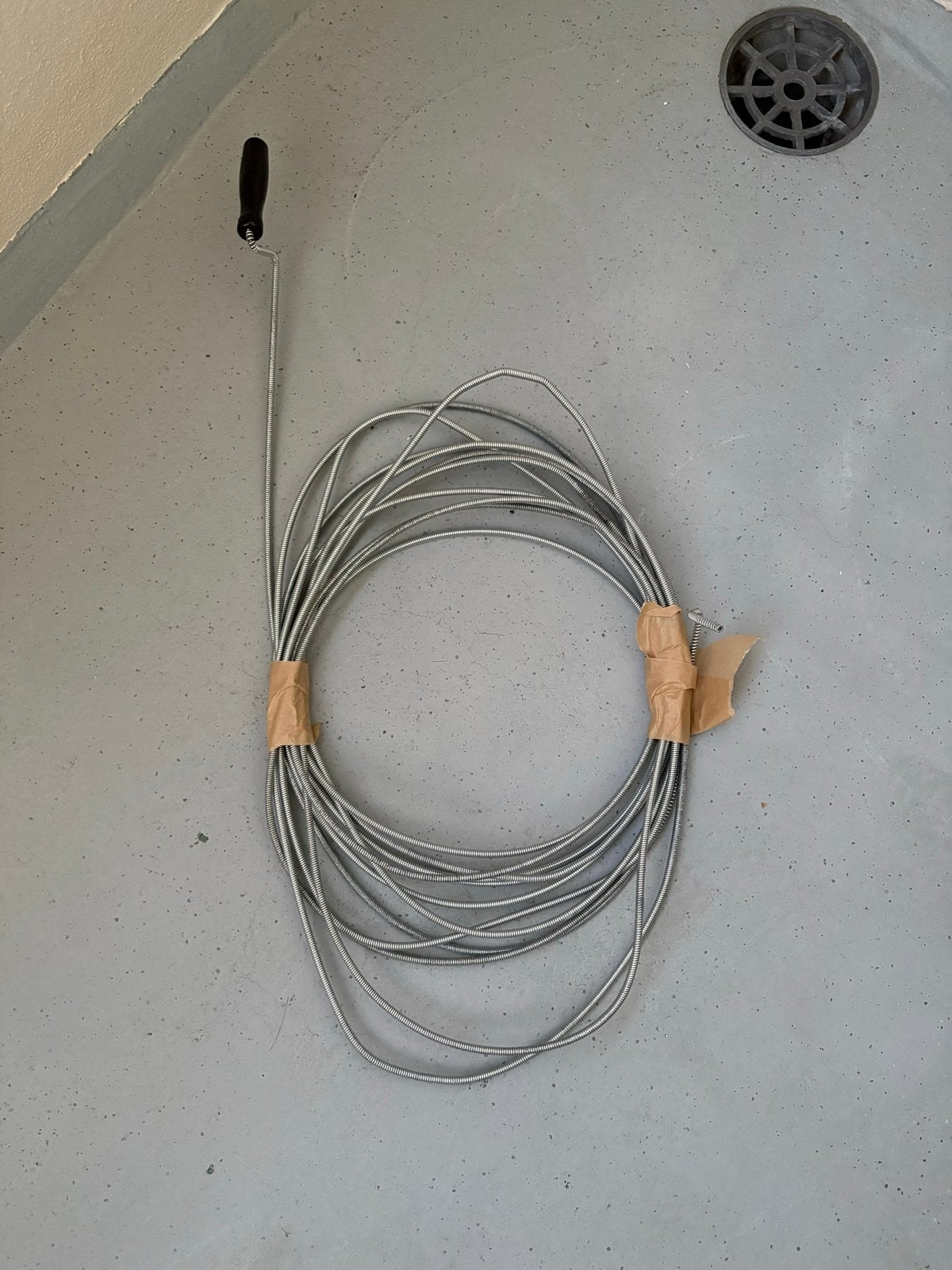 Ontstoppingsveer 10m - WC, Douche, Gootsteen, Doe-het-zelf en Verbouw, Gereedschap | Handgereedschap, Ophalen of Verzenden, Zo goed als nieuw