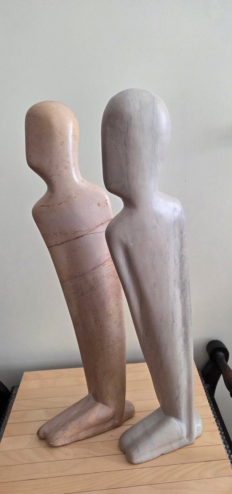 Afrikaanse speksteen sculpturen., Ophalen