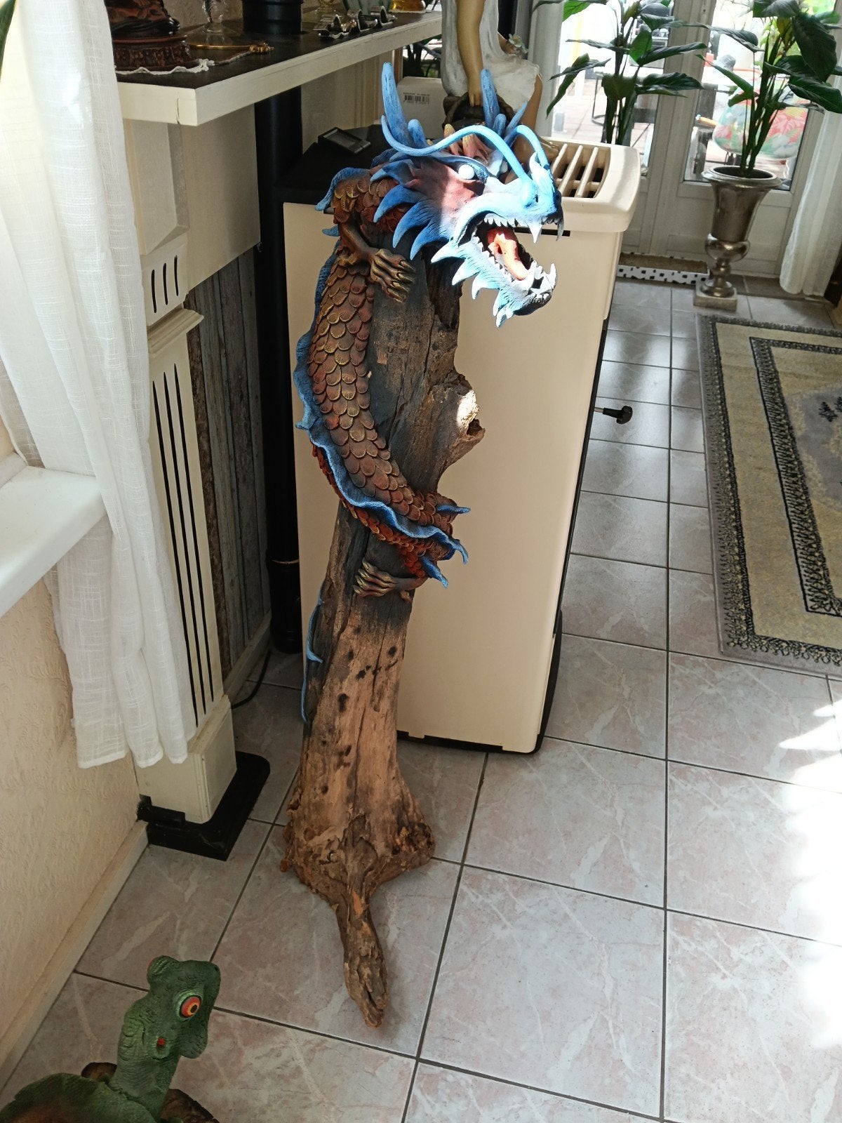 Unieke handgemaakte draken en reptielen sculpturen, Ophalen, Overige onderwerpen, Handgemaakt, 1 meter - 2 meter