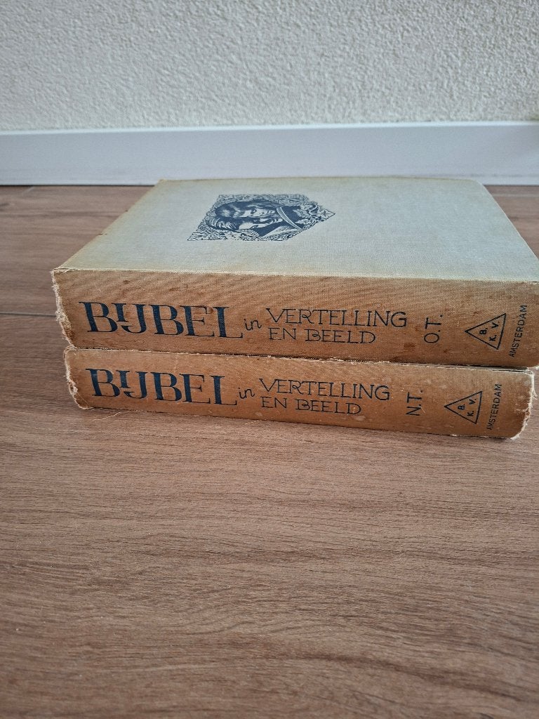 Bijbel in Vertelling en Beeld - OT en NT (1947), Antiek en Kunst, Ophalen, G. Ingewersen