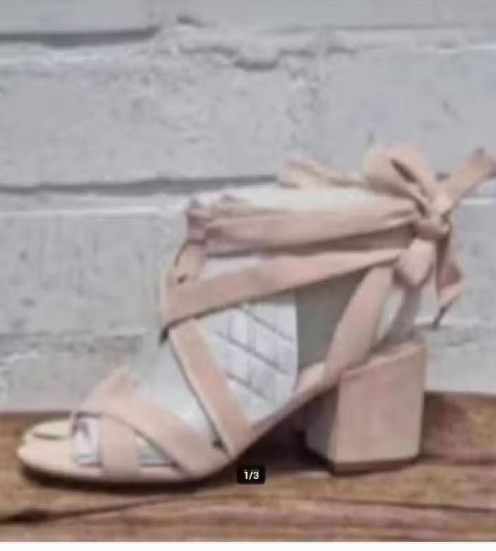 Kenneth Cole - Suedeleren sandalen maat 39 - Nieuw €120, Kenneth Cole, Nieuw, Oranje, X
