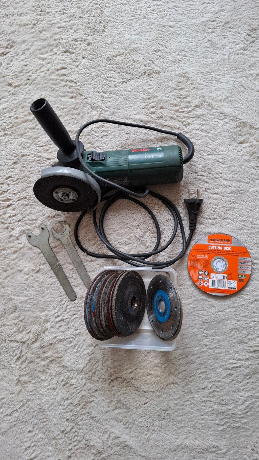 Haakse slijpmachine., Ophalen, Minder dan 700 watt, Haakse handslijpmachine