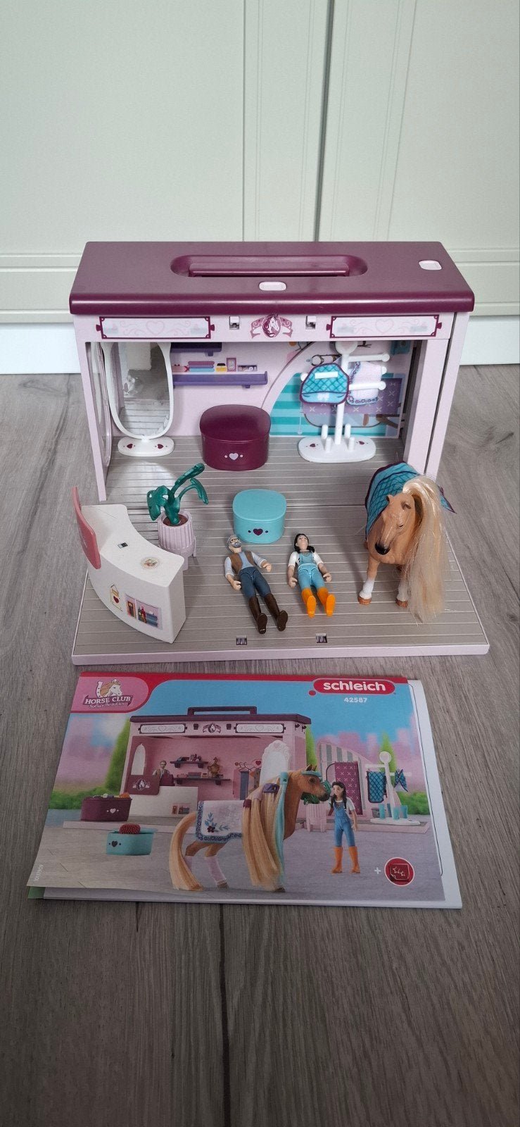 42587 Schleich Horse Club paardenverzorgingsset, Ophalen, Zo goed als nieuw