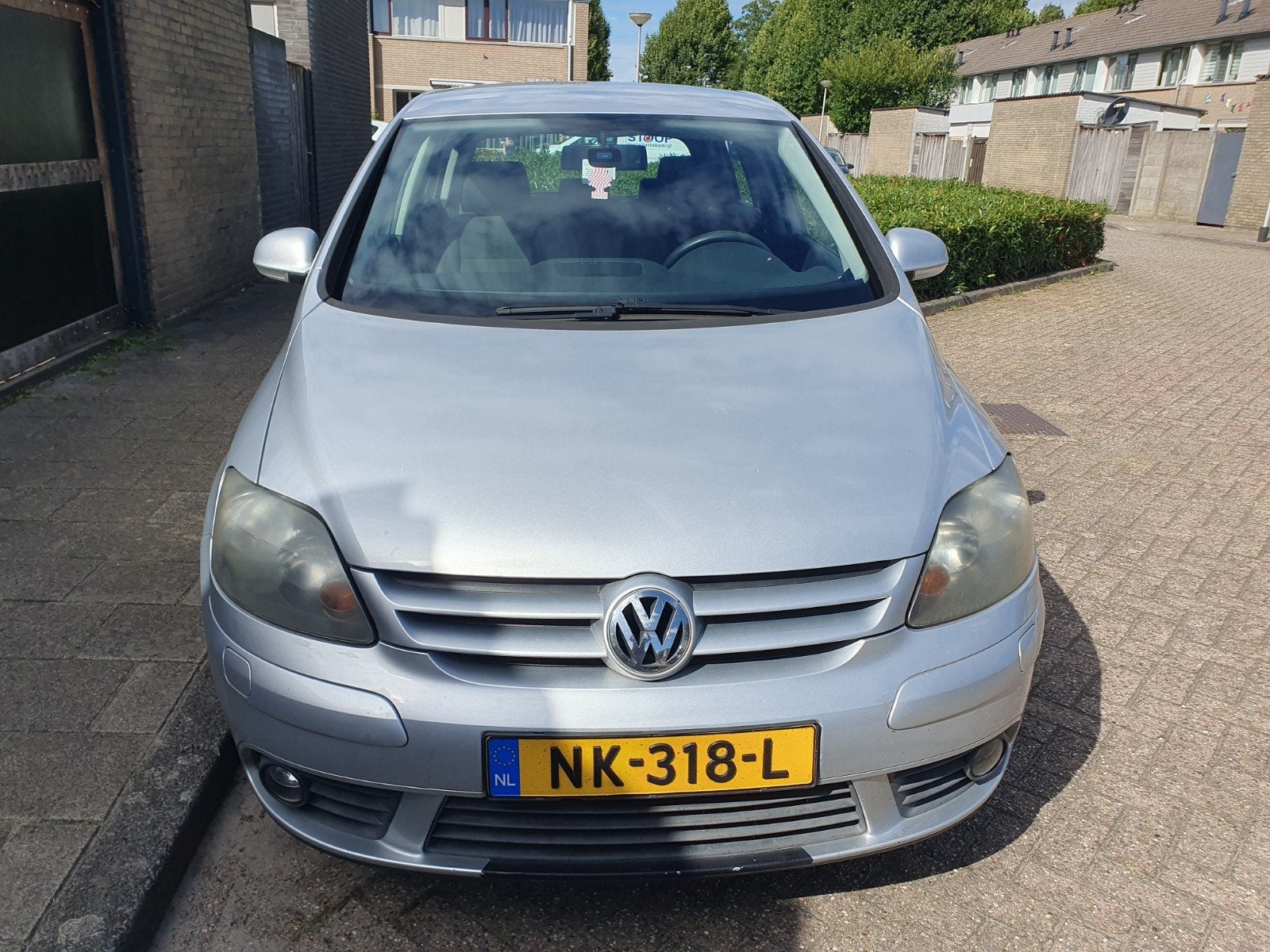 Volkswagen Golf Plus 1.6 FSI 85KW 2005 Grijs, Dealer onderhouden, 4 cilinders, Leder en Stof, 14 km/l