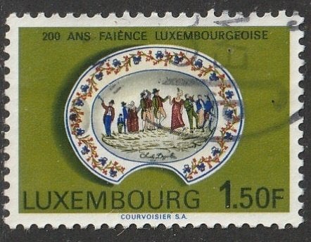 Luxemburg 1967 755 Fayence, Gest, Ophalen of Verzenden, Luxemburg, Gestempeld