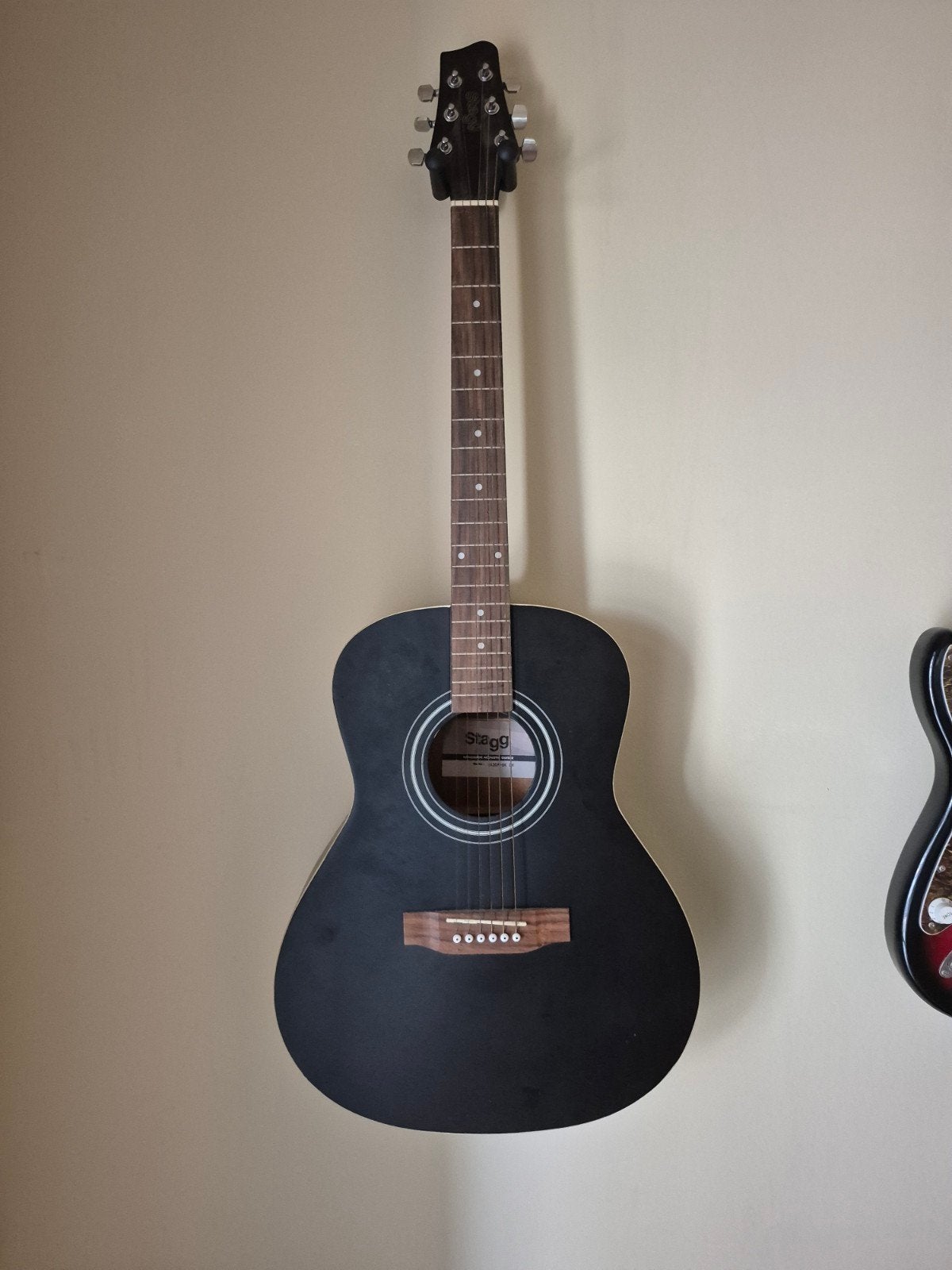 Stagg Westerngitaar linkshandig, Ophalen, Zo goed als nieuw, Western- of Steelstringgitaar