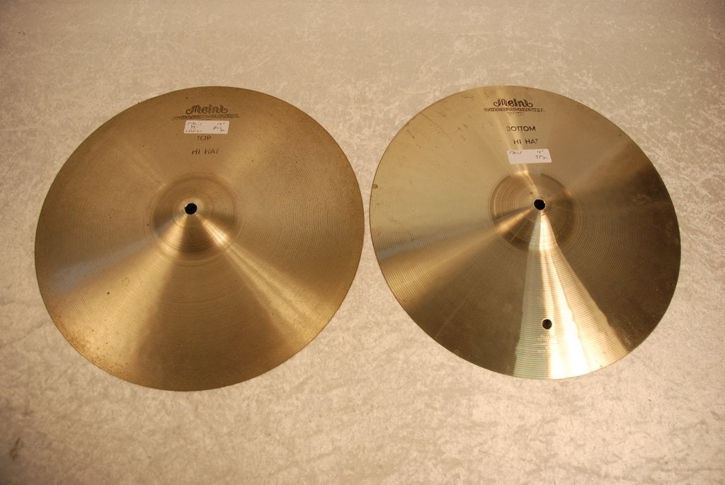 Meinl Romen 70 hihat bekkens 832/970gr 14 inch <26261311>, Muziek en Instrumenten, Gebruikt, ., Drums of Percussie, Ophalen of Verzenden