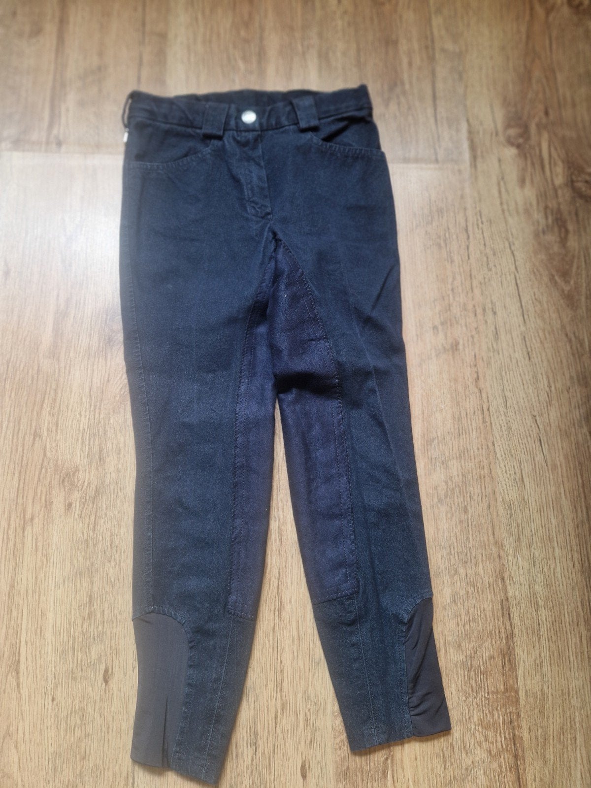 paardrijbroek 140 blauw kingsland, Ophalen of Verzenden, Zo goed als nieuw, Blauw, W27 (confectie 34) of kleiner