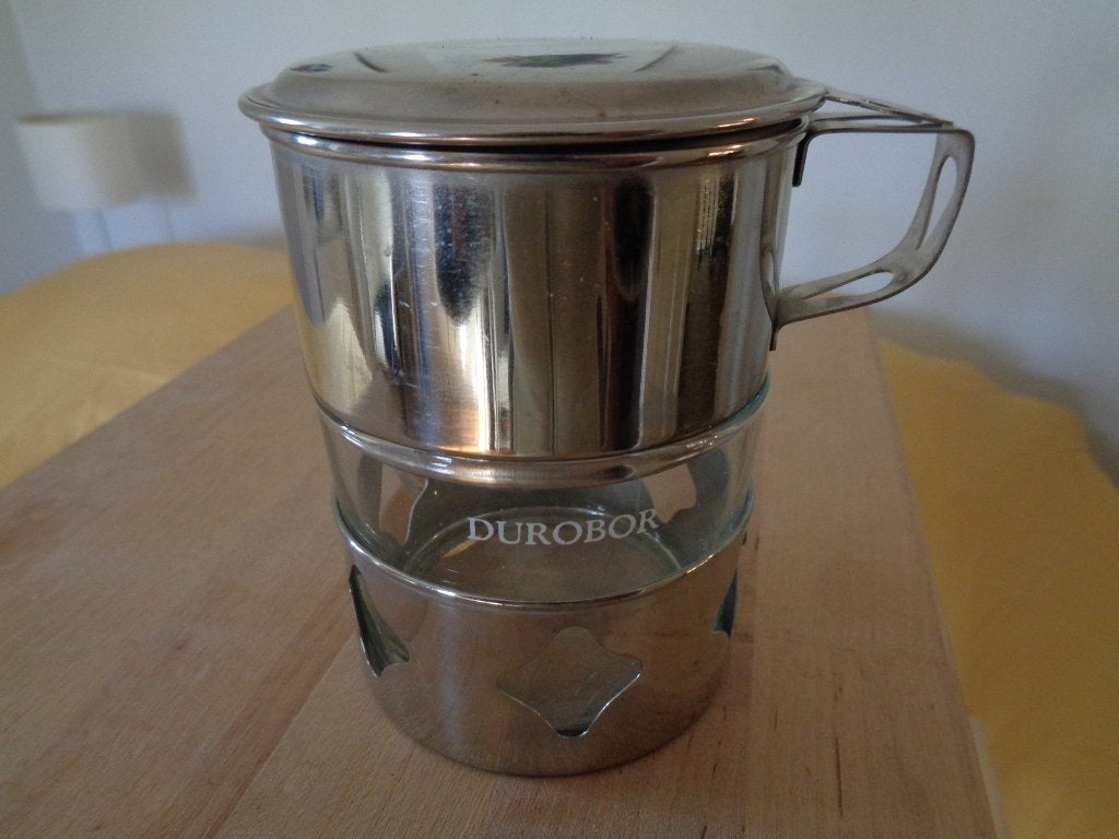 Durobor slowdripper koffiezetter., Overige typen, Zilver, Ophalen of Verzenden, Zo goed als nieuw