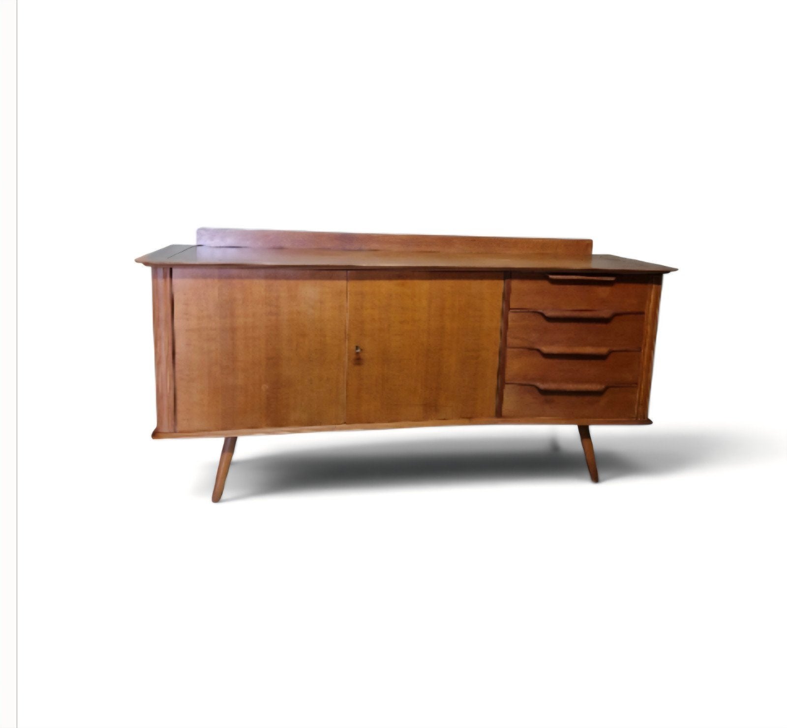 179 cm breed Vintage dressoir jaren 50 tvkast kast fifties