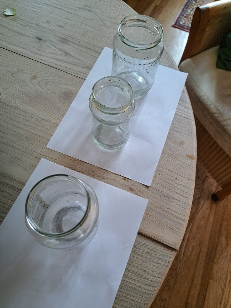 Bergen nh Glazen potjes 5 boodschappentassen, Diversen, Ophalen