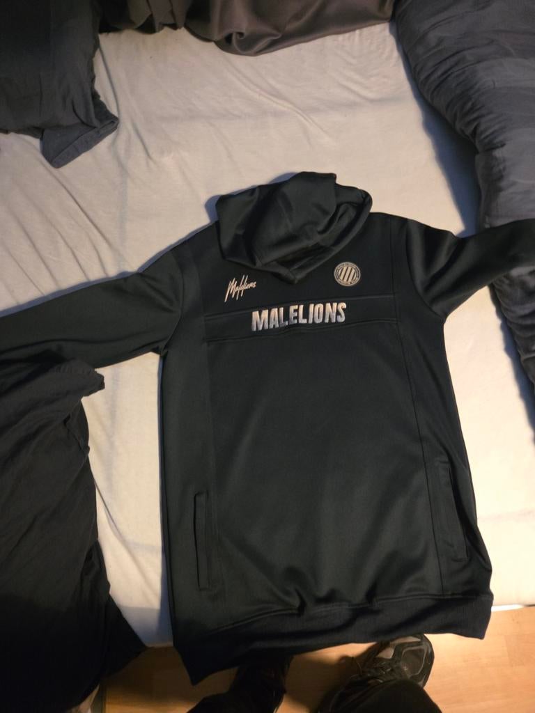 Malelions Sport Hoodie Zwart Maat S, Zwart, Malelions, Ophalen of Verzenden, Zo goed als nieuw
