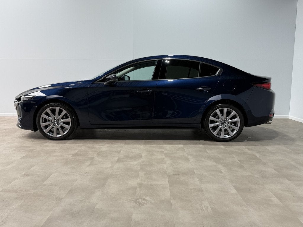 Mazda 3 2.0 e-SkyActiv-G M Hybrid 150 Exclusive-line Comfort, 4 cilinders, Blauw, Bedrijf, Handgeschakeld